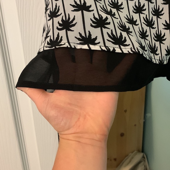 Tropical print cropped tank top - Picture 6 of 6